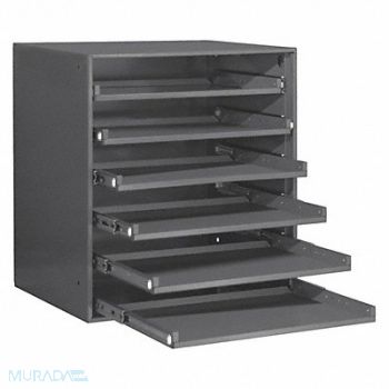 DURHAM MFG Slide Rack Heavy Duty Bearing 6 Slot, 130W57