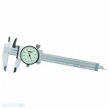 INSIZE Dial Caliper AGD 1 0.0010 Graduations, 409U18