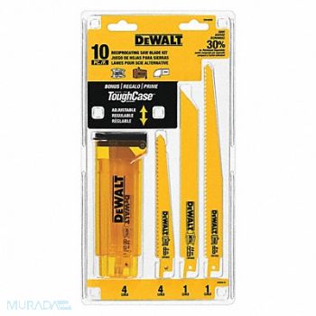 DEWALT Wood/Metal Cutting Set In Case 10Pc, 131V63