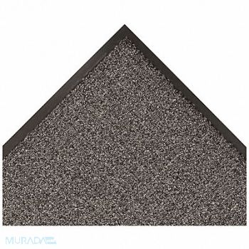 NOTRAX Carpeted Runner Charcoal 4ft. x 8ft., 9N072