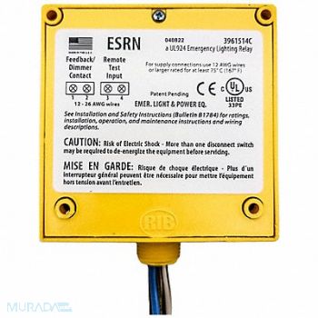 FUNCTIONAL DEVICES INC / RIB UL924 Lighting Relay 20A 120-277Vac, 138R09