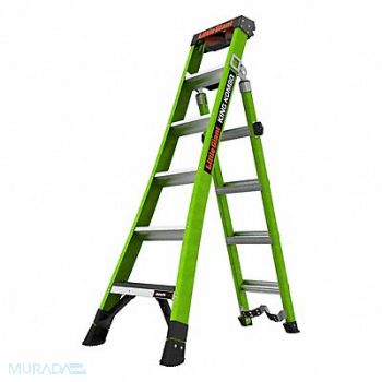 LITTLE GIANT Fiberglass XT Combination Ladder, 803J08
