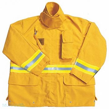 FIRE-DEX Wildland Coat Yellow L, 13A366