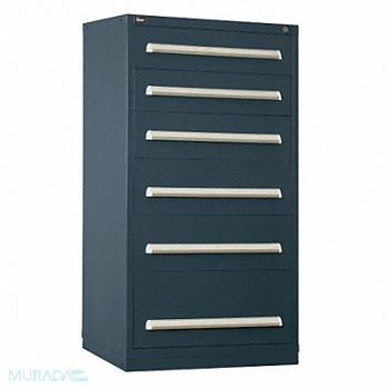 VIDMAR Mod Drawer Cab 59 H 6 Drawer Light Gray, 13A518