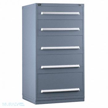 VIDMAR ModDrwrCab 59 x30 x28 Light Gray 5Drwr, 13A519