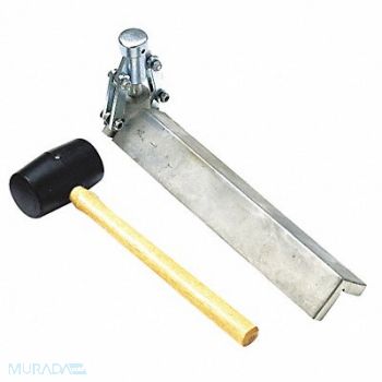 WESTWARD Cornerbead Clincher w/Mallet 13-1/2 x 3, 13A765