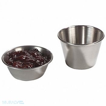 CARLISLE Sauce Cup SS 2.5 oz PK144, 13F327