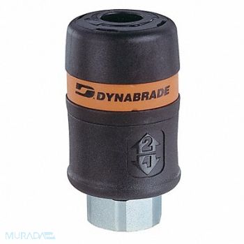 DYNABRADE Quick Connect Socket 1/4 Body 1/4 -18, 13F696