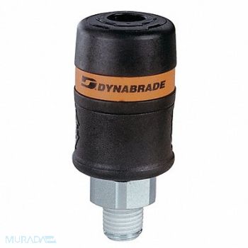 DYNABRADE Quick Connect Socket 1/4 Body 1/4 -18, 13F697