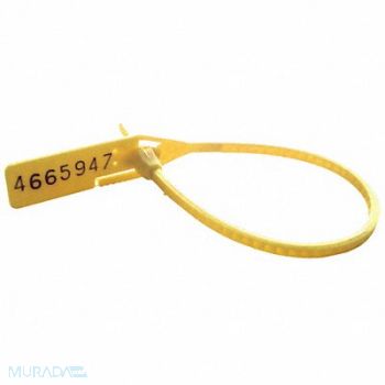 CORTECH Cinch-up Locking Seal Yellow PK100, 13G479