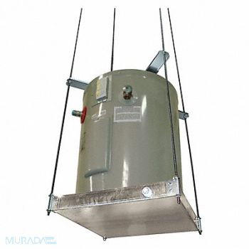 GRAINGER APPROVED Suspended Water Heater Platform 50 gal, 13G664