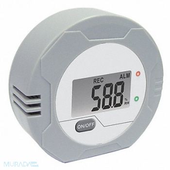 GRAINGER APPROVED Data Logger Temperature and Humidity, 13G715