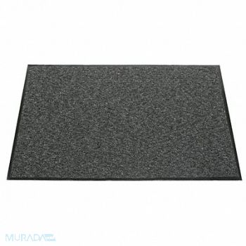 ABILITY ONE Carpeted Entrance Mat Dark Gray 4ftx6ft, 13J097