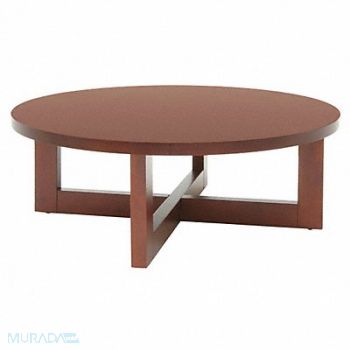 REGENCY Coffee Table Round 37 Dia.x13 H Cherry, 13J276