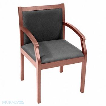 REGENCY Regent Guest Chair Fabric Black Cherry, 13J299