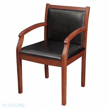 REGENCY Regent Guest Chair Vinyl Black Cherry, 13J304