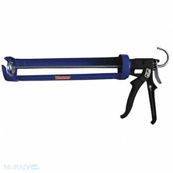 WESTWARD Caulk Gun Steel Black/Blue, 13J310