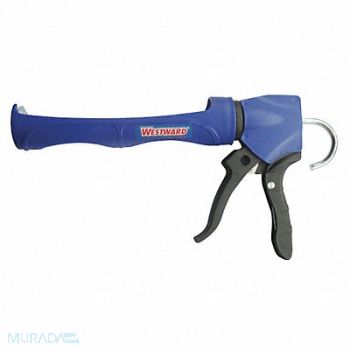 WESTWARD Dripless Caulk Gun Plastic Black/Blue, 13J315