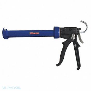WESTWARD Caulk Gun Steel Black/Blue, 13J317