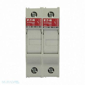 BUSSMANN Fuse Block 0 to 30A Midget 2 Pole, 13M223