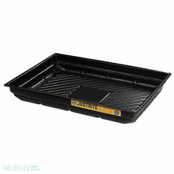 JUSTRITE Spill Tray 5-1/2 in H 47-1/2 in L, 13M416
