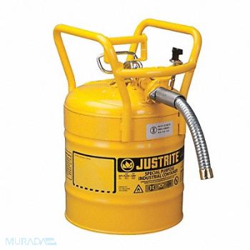 JUSTRITE Type II DOT Safety Can 17-1/2 in H, 13M492