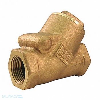 MILWAUKEE VALVE Y Swing Check Valve Bronze 1-1/2 FNPT, 13N454