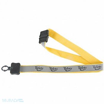 QUALITY RESOURCE GROUP Lanyard Take Safety Everywhere PK10, 13P235