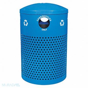 TOUGH GUY Recycling Container Blue 40 gal., 13P561