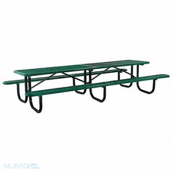 ULTRASITE Shelter Table 144 W x70 D Green, 13R038