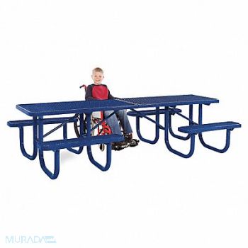 ULTRASITE ADA Shelter Table 120 W x70 D Blue, 13R039