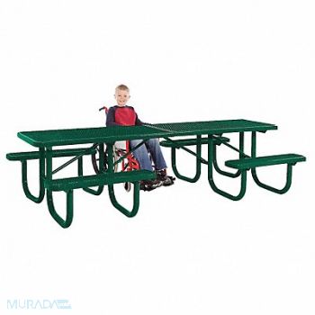 ULTRASITE ADA Shelter Table 120 W x70 D Green, 13R040