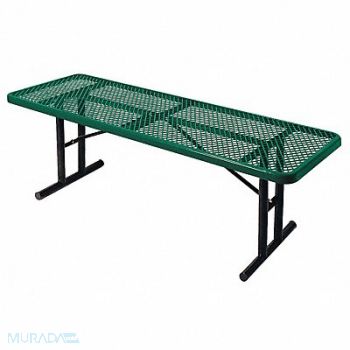 ULTRASITE Picnic Table 96 W x30 D Green, 13R050