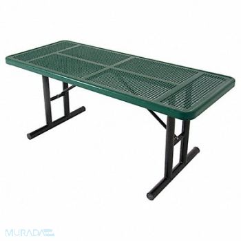 ULTRASITE Picnic Table 96 W x30 D Green, 13R054