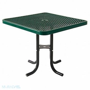 ULTRASITE Picnic Table 36 W x36 D Green, 13R055