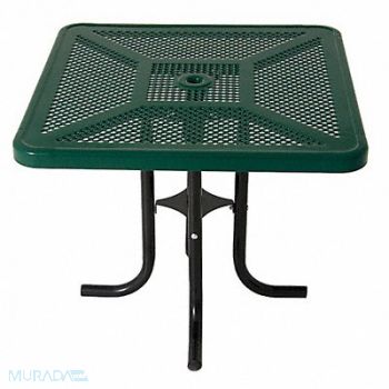 ULTRASITE Picnic Table 36 W x36 D Green, 13R057