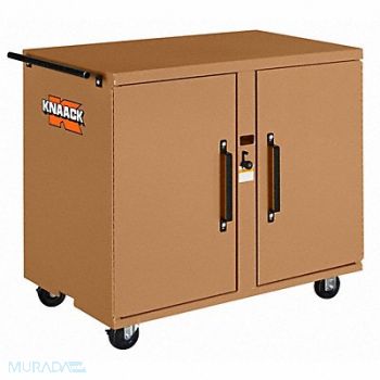 KNAACK Mobile Cabinet Bench Steel 40-3/4 W 25 D, 13R519