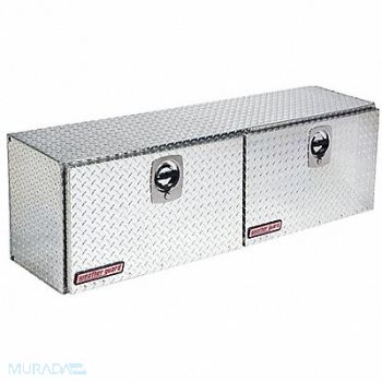 WEATHER GUARD Topside Truck Box Silver 64-1/4 in W, 13R612
