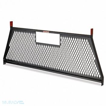 WEATHER GUARD Cab Protector Steel 70-1/2 x28-1/2 Black, 13R590