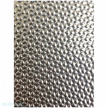 GRAINGER APPROVED Silver SS Sheet 4 ft Overall W, 794J57