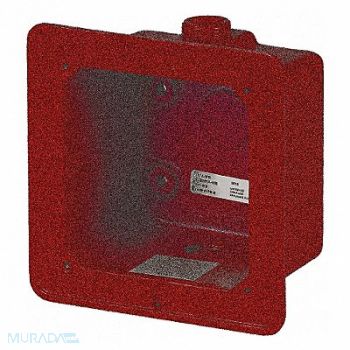 EDWARDS SIGNALING Weatherproof Box Red, 13T114