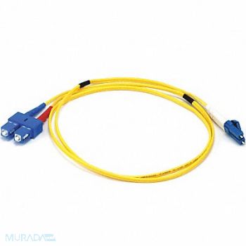 MONOPRICE Fiber Cord Duplex LC SC 1m Yellow, 13U515