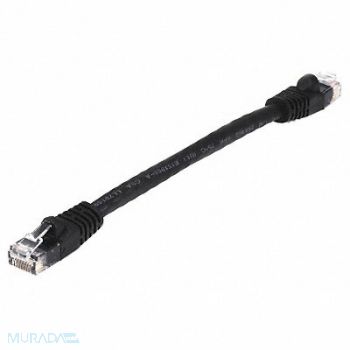 MONOPRICE Patch Cord Cat 6 Booted Black 0.5 ft., 13U522