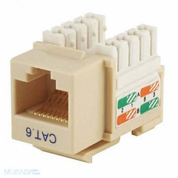 MONOPRICE Datacom Jack Cat6 Punch Down Beige, 13U640
