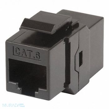 MONOPRICE Datacom Jack Cat6 Coupler Black, 13U645