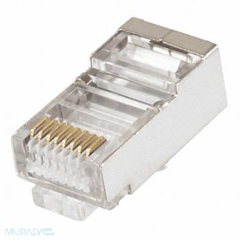 MONOPRICE Plug Modular Cat5 Shielded PK100, 13U647