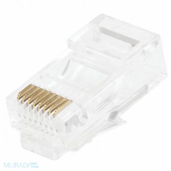 MONOPRICE Plug Modular RJ45 Stranded PK100, 13U653