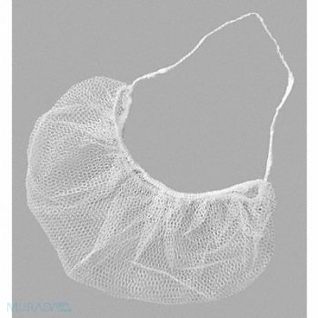 ACTION CHEMICAL Beard Cover White Universal PK1000, 13U914