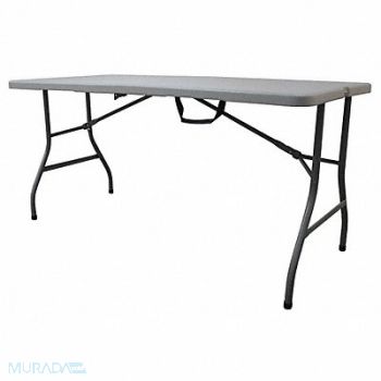 GRAINGER APPROVED Bifold Tbl Rectgl Polyethylene 61 L 30 W, 13V435