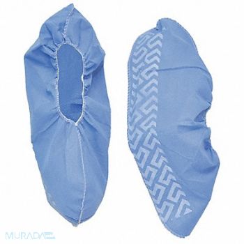 ACTION CHEMICAL Shoe Covers SlipResistSole 2XL Blu PK300, 13V939